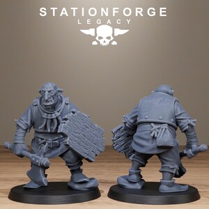 Legacy Chaosvale Hobgoblins | Station Forge 16k Resin Miniatures | 28mm 32mm Tabletop Wargaming | Unpainted image 9