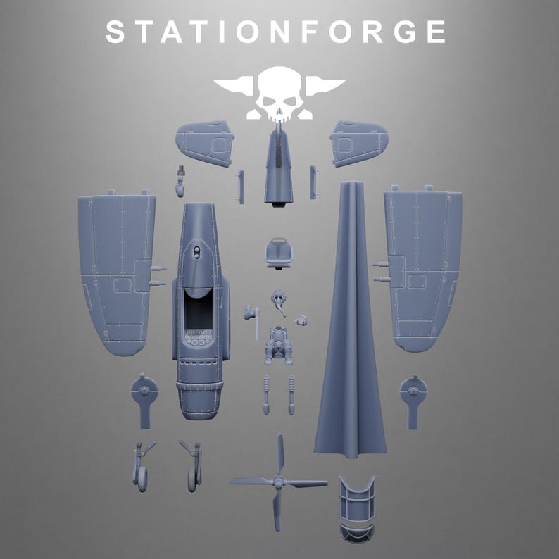 Freeguard Thunderbolt | Figurines en résine Station Forge 16k | 28 mm et 32 mm | Jeux de figurines sur table | Non peintes image 10