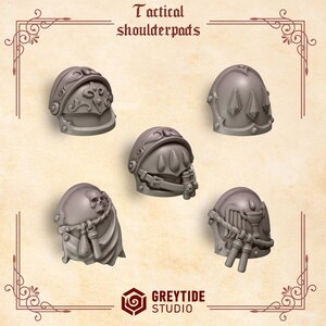Señores Carmesí - Táctico - Resina 16k - GreyTide Studio - Sangre / Guerreros Espaciales / Piezas / Juegos de Mesa / Wargaming / Grimdark imagen 2