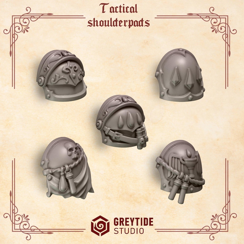 Señores Carmesí - Táctico - Resina 16k - GreyTide Studio - Sangre / Guerreros Espaciales / Piezas / Juegos de Mesa / Wargaming / Grimdark imagen 2