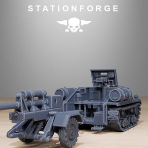 GrimGuard Tankette | Station Forge 16k Resin Miniatures | 28mm 32mm Tabletop Wargaming | Unpainted image 3