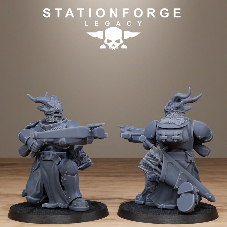 Solaris Dragon Squad | Station Forge 16k Resin Miniatures | 28mm 32mm Tabletop Wargaming | Unpainted image 10