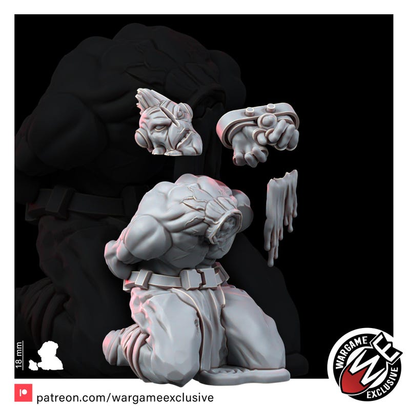 Coalition Casualties | 16k Resin Miniatures | 28mm 32mm Tabletop Wargaming | Unpainted image 7