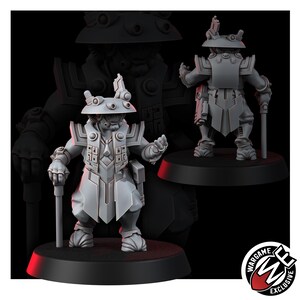 Coalición La Necrocity Black Traders Retenue / Miniaturas de resina 16k / 28 mm 32 mm Juegos de guerra de mesa / Sin pintar imagen 4