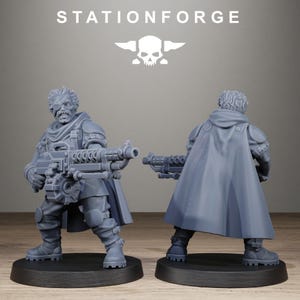 Fanteria d'assedio Freeguard / Miniature in resina 16k Station Forge / 28 mm 32 mm Wargaming da tavolo / Non dipinte immagine 6