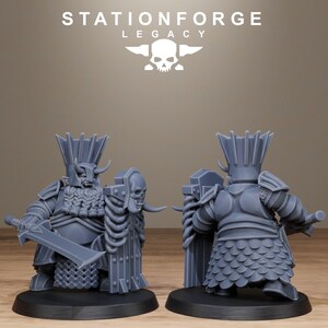 Legacy Chaosvale Infantry | Station Forge 16k Resin Miniatures | 28mm 32mm Tabletop Wargaming | Unpainted image 4