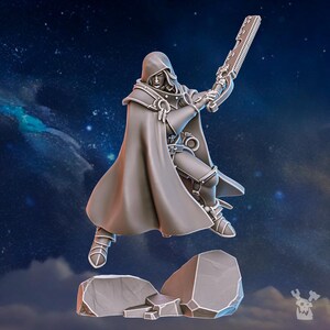 Berserker des Blackhide-Stammes | 16k Resin-Miniaturen | 28 mm/32 mm Tabletop-Wargaming | Unbemalt Bild 6