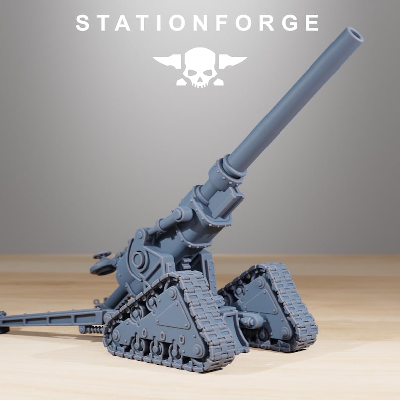 Grimguard Heavy Artillery | Station Forge 16k Resin Miniatures | 28mm 32mm Tabletop Wargaming | Unpainted image 9