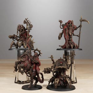 Líderes carroñeros / Station Forge 16k Miniaturas de resina / 28 mm 32 mm Juegos de guerra de mesa / Sin pintar imagen 1