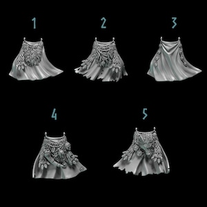 Primal Hounds - Termi Cloaks - 16k Resin - GreyTide Studio - Wolves / Space Warriors / Bitz / Tabletop / Wargaming / Grimdark image 2