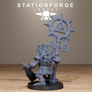 Legacy Bogkin Shaman | Station Forge 16k Resin Miniatures | 28mm 32mm Tabletop Wargaming | Unpainted image 6