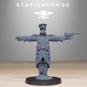 GrimGuard Vogelscheuche | Station Forge 16k Resin-Miniaturen | 28 mm/32 mm Tabletop-Wargaming | Unbemalt Bild 5