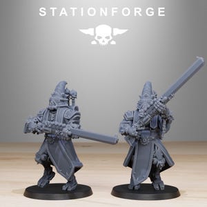 Scavenger Hooded Cultists | Station Forge 16k Resin Miniatures | 28mm 32mm Tabletop Wargaming | Unpainted image 6