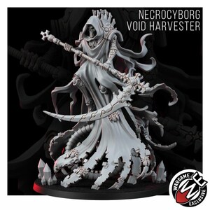Necrocyborg Colhedor do Vazio | Miniaturas de Resina 16k | 28 mm 32 mm para Jogos de Mesa | Sem Pintura imagem 6
