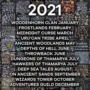 Cast n Play Mega STL Bundle - Full Releases Pack - Pre-supported 3D Miniature Files - Fantasy RPG Bestseller Tabletop DnD Miniatures pack image 3