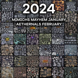 Cast n Play Mega STL Bundle - Full Releases Pack - Pre-supported 3D Miniature Files - Fantasy RPG Bestseller Tabletop DnD Miniatures pack image 6