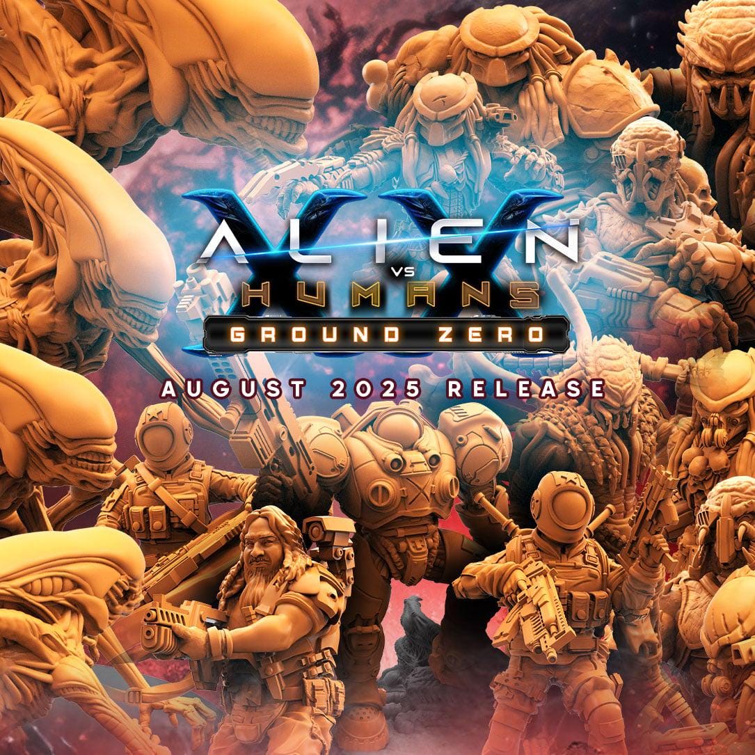 Alien Vs Humans Ground Zero STL August 2025, Sci-fi Predator ...