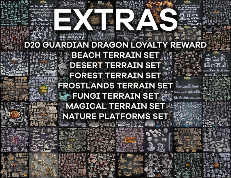 Cast n Play Mega STL Bundle - Full Releases Pack - Pre-supported 3D Miniature Files - Fantasy RPG Bestseller Tabletop DnD Miniatures pack image 7