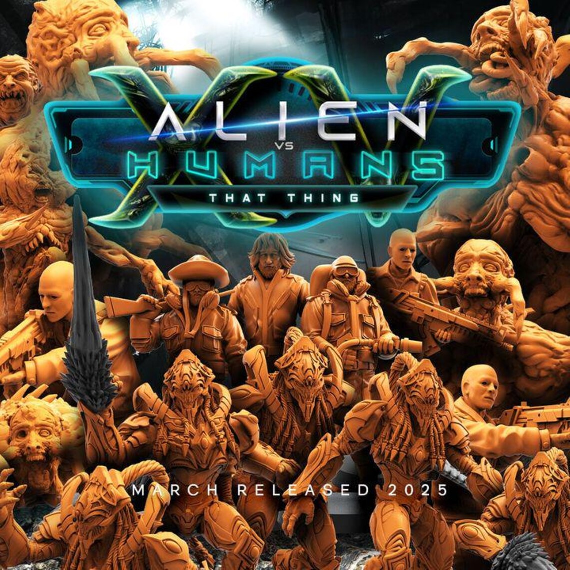 March 2025 Cyberpunk, Alien Vs Humans STL Collection - Sci-fi 3D ...