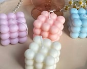 Bubble Cube Candles, Choose your color and scent