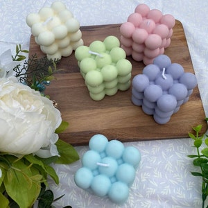 Bubble Cube Candles