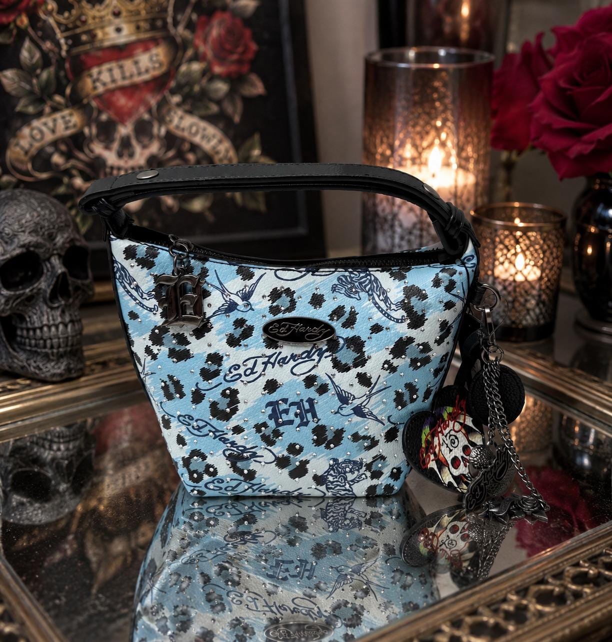 Ed Hardy Shoulder Bag - Etsy