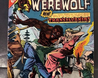 Marvel Giant-Size Werewolf #3 1975 Bronze Age Horror Comic | Werewolf by Night | Castle Curse | Vintage Marvel Comic Book