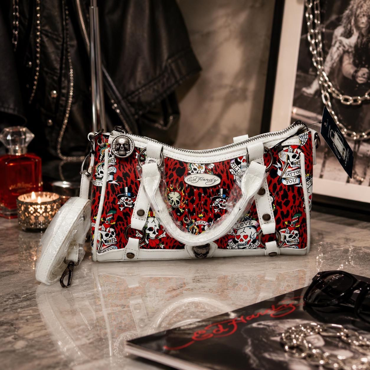 Vintage Ed Hardy Bag - Etsy