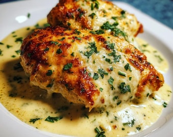 Receita de Frango Cremoso com Molho Ranch | Jantar Fácil de Frango em Uma Panela Só | Refeição Caseira para a Família | Receita para Imprimir em PDF