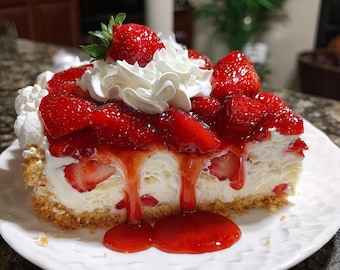 Ricetta del dessert alle fragole senza cottura | Dessert facile alle fragole | Dolce cremoso senza cottura | Dessert estivo | Ricetta stampabile in PDF