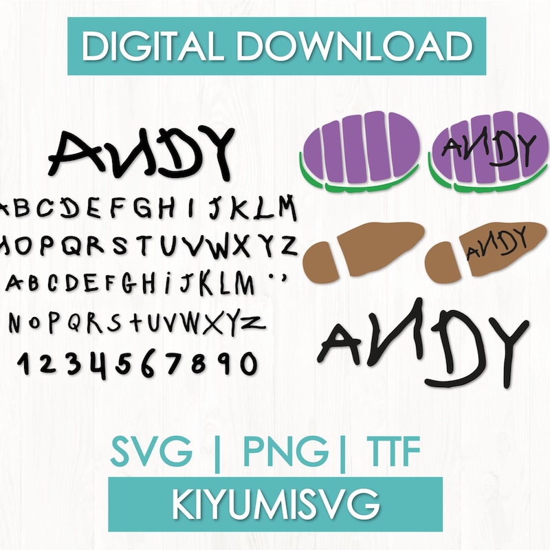 Andy Toy Story Font - Etsy
