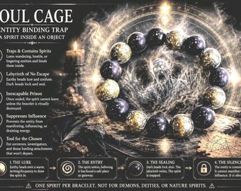 The Spirit Loom — Soul Cage & Entity Binding Bracelet | Trap a spirit inside an object