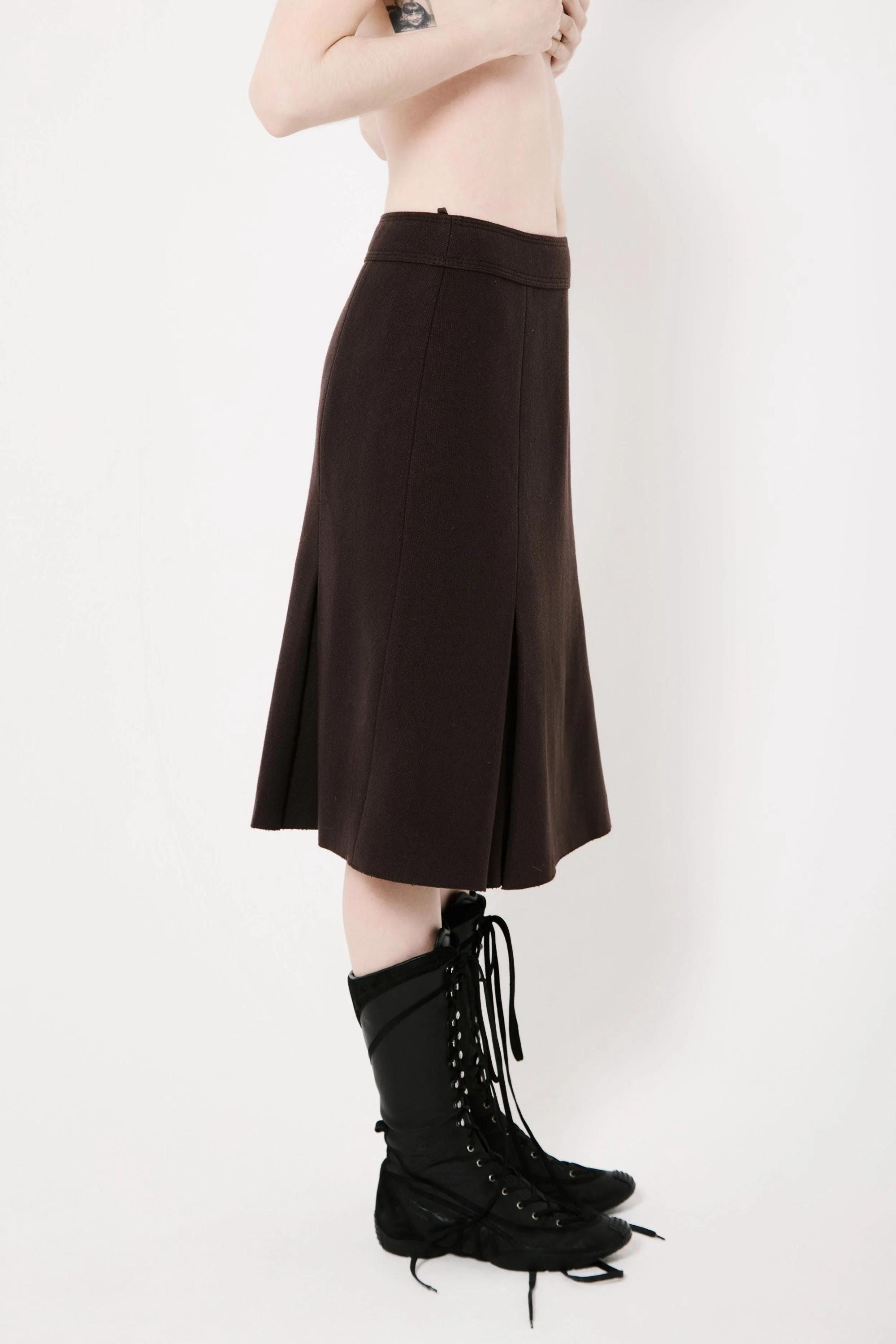 Miu Miu Brown Skirt - Etsy