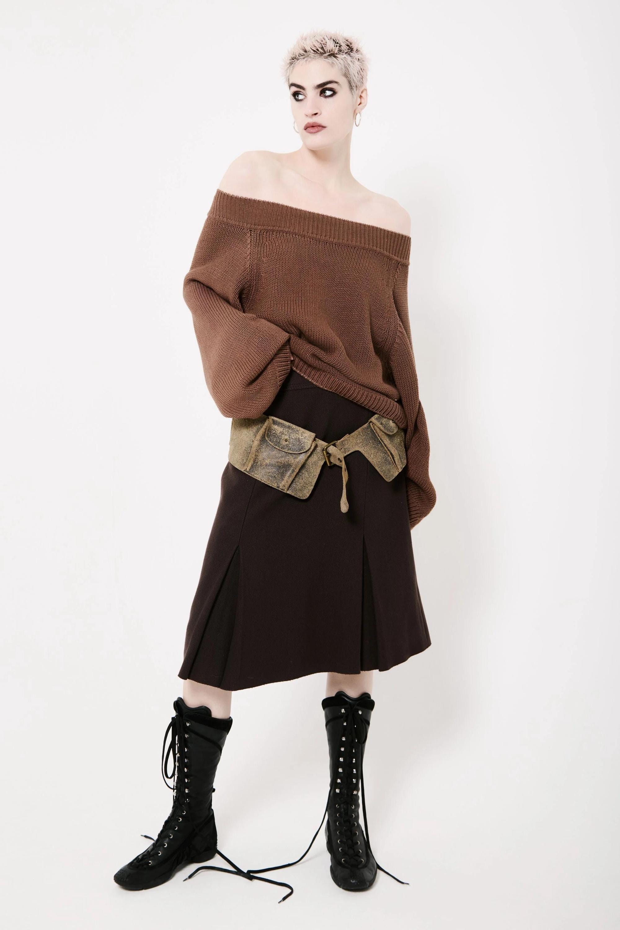 Miu Miu Brown Skirt - Etsy