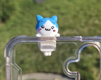 Handmade Hachiware Phone Charm – Polymer Clay Kawaii Anime Accessory