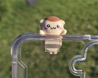 Colgante para móvil Kurimanju – Colgante para móvil de arcilla polimérica hecho a mano – Accesorio de anime kawaii para móvil