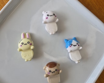 Handmade Polymer Clay Chiikawa Phone Hipper – Kawaii Anime Accessory