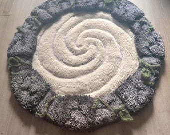Stone & Vines Portal Rug - Regular Wool Edition - Handmade three-dimensional rug