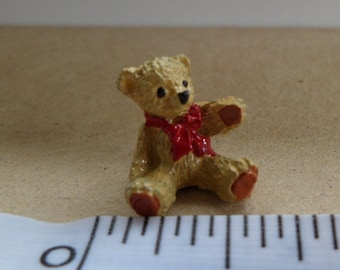 Decorative Mini Teddy Bear with neck bow 