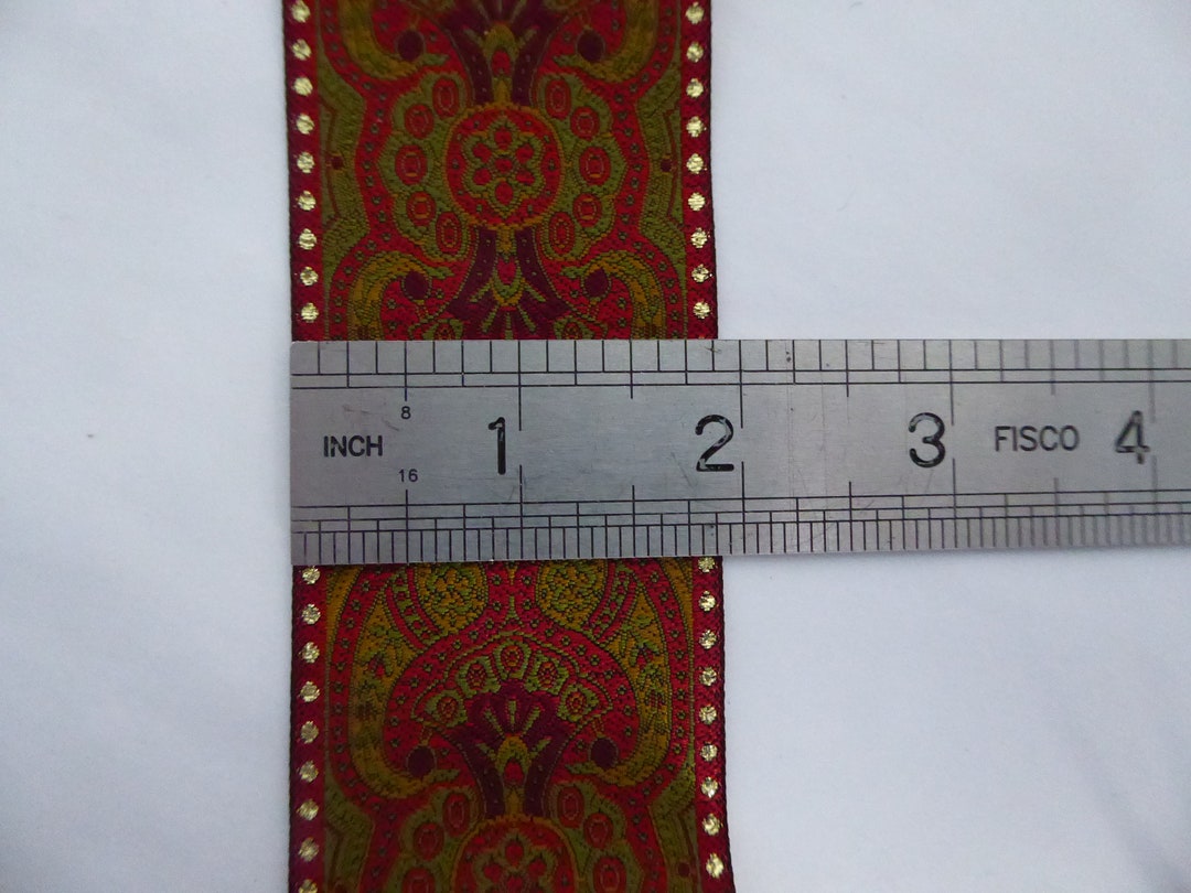 Stair Carpet for 112th Dolls House red Woven Jacquard Ribbon Etsy