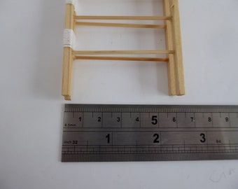 Caco Wäscheständer Trockner Holz Spinne Klammer Puppenstube Miniatur 1:12 