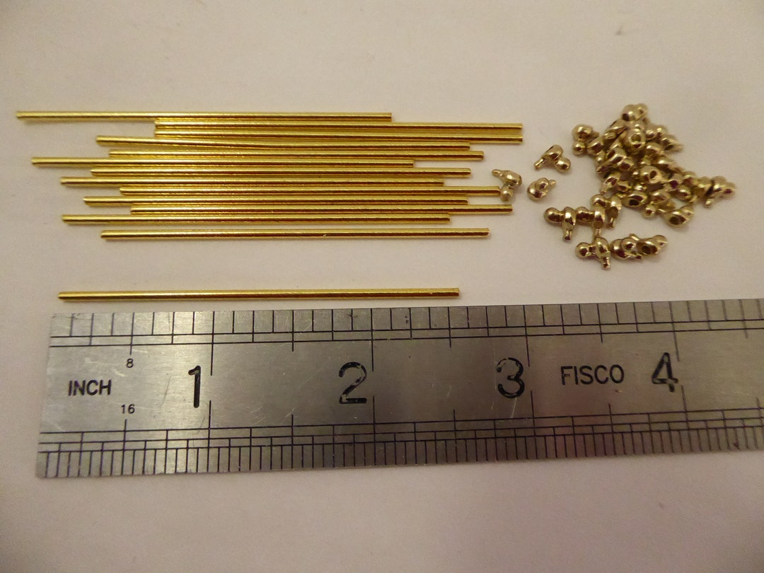 Brass Stair Rods and Brackets for 1:12th Scale Dolls House - Etsy