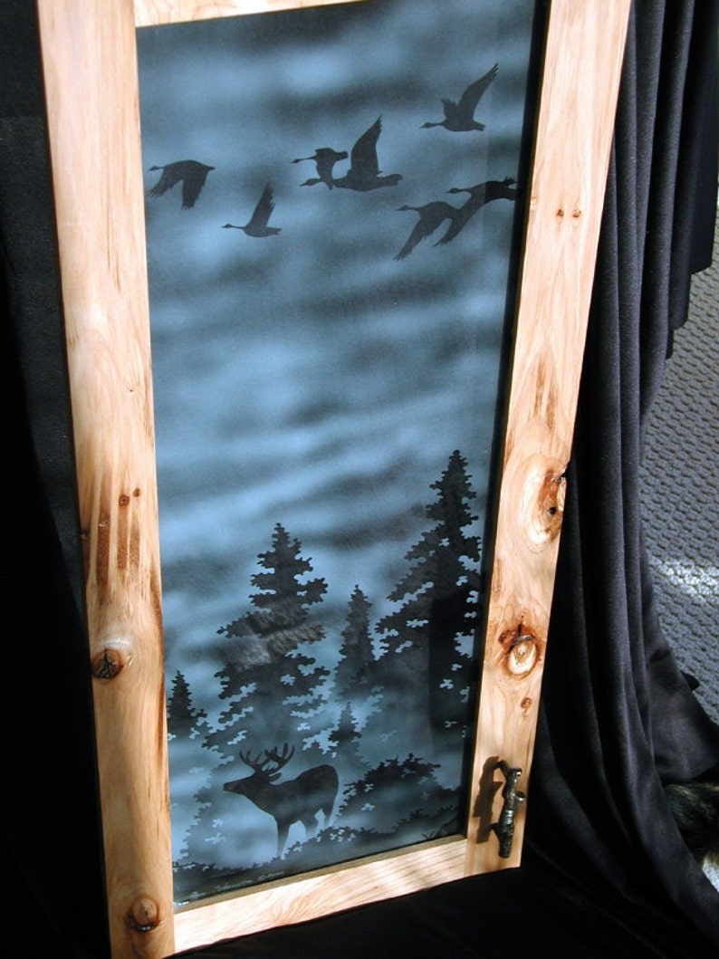 Etched Elk or Other Wildlife Glass Etsy