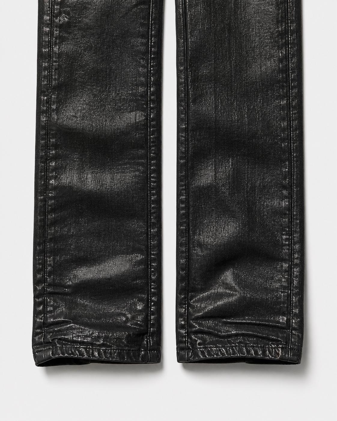 Riven Waxed Slim Denim Jeans - Etsy