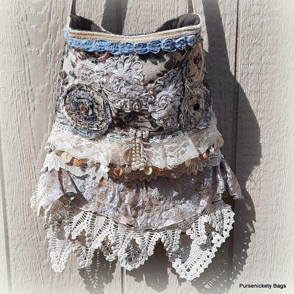 Shabby Chic Purse - Etsy