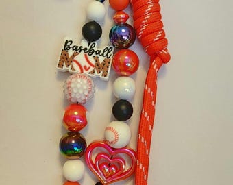 Baseball Mom Bag charm