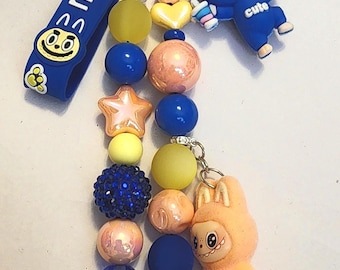 Blue Labubu Bag Charm