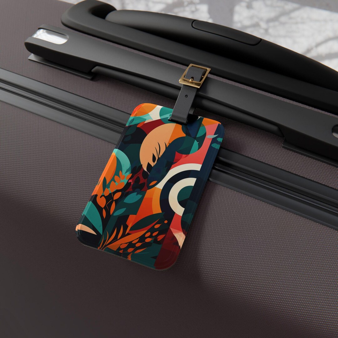 Cutout Shadow Shapes Luggage Tag, Ideal Gift for Travelers, Unique Bag ...