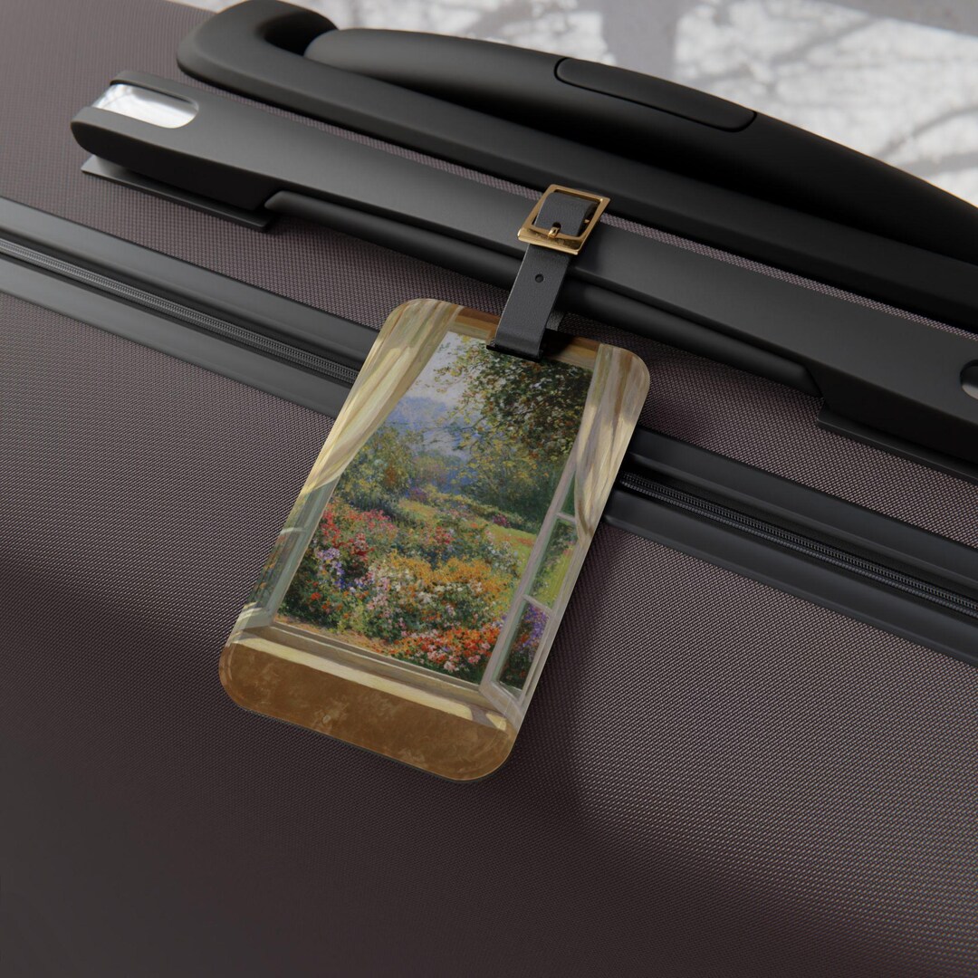 Window Garden View Luggage Tag, Ideal Gift for Travelers, Unique Bag ...