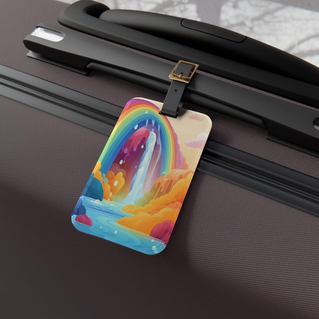 Waterfall Tag Pull Upward Waterfall Wonder Luggage Tag, Ideal Gift for Travelers, Unique ...